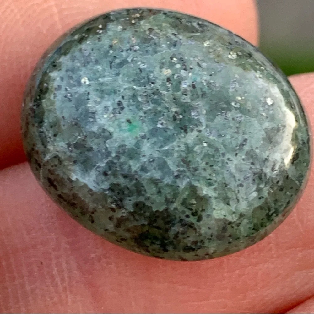 17.20 Carats Natural African Green Galaxy Quartz